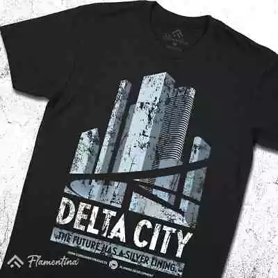Buy Delta City T-Shirt Space Ocp Omni Consumer Products Corp Robot Lab Science D243 • 13.99£