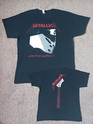Buy Metallica 2015 Lords Of Summer Tour T-Shirt - Size L - Heavy Thrash Metal Slayer • 14.99£