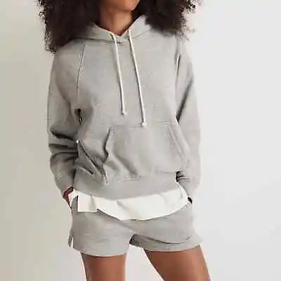 Buy Madewell Terry Relaxed Raglan-Sleeve Sweatshirt Gray Size Small • 56.65£