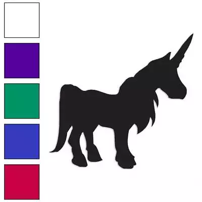 Buy Unicorn Horned Horse, Vinyl Decal Sticker, Multiple Colors & Sizes #708 • 6.02£