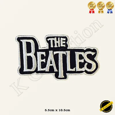 Buy The Beatles Rock Band Music Embroidered Iron On /Sew On Patch/Badge For Clothes • 2.99£