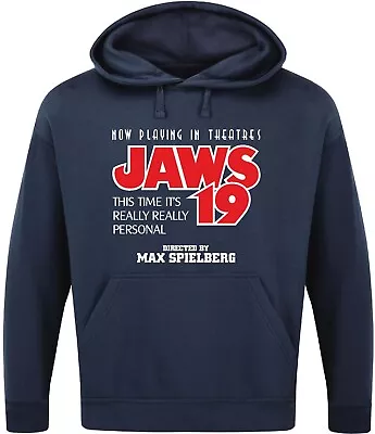 Buy JAWS 19 HOODIE Funny Slogan Geek Nerd Shark Back To The Future Mens Top • 15.99£