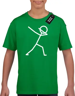 Buy Stickman Dabbing Kids Childrens T-shirt Top Dab Life Funny Cute Gift Boys • 7.99£