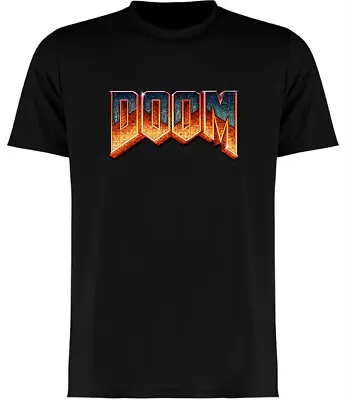 Buy Doom PC Gaming  Black T-shirt • 12.99£