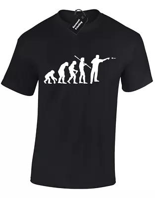 Buy Evolution Of Darts Player Mens T-shirt Funny Gift Present Idea Team Top Design • 7.99£