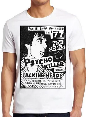 Buy Talking Heads Psycho Killer Band Punk Rock Poster Music Gift Tee T Shirt 7278 • 6.70£