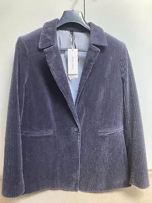 Buy Per Una Navy Corduroy Jacket From Marks & Spencers - Ladies Size 10  • 24.99£