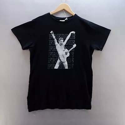 Buy Freddie Mercury T Shirt Small Black Graphic Queen Freddie Rock Band Music Merch • 7.91£