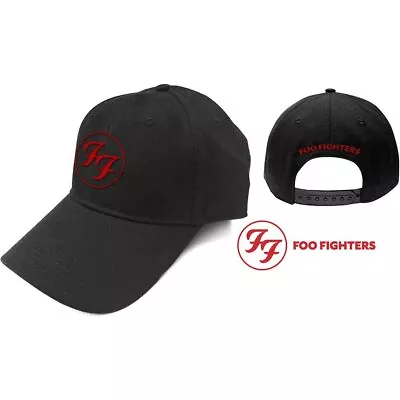 Buy Foo Fighters - Foo Fighters Unisex Baseball Cap  Red Circle Logo - Uni - I500z • 16.34£