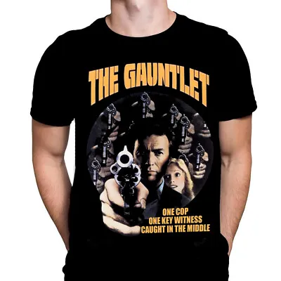 Buy The Gauntlet - Action Movie Poster  T-Shirt  - Classic Movie / Clint Eastwood • 20.45£