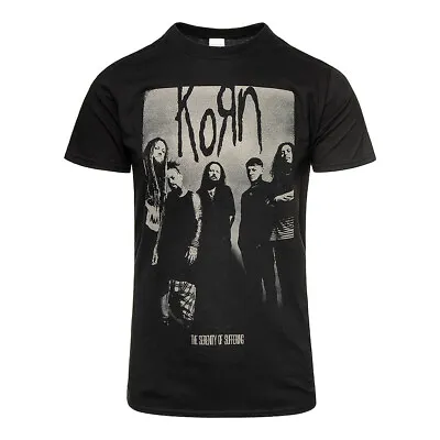 Buy Korn T-Shirt Knock Wall Rock Band New Black Official • 14.95£