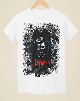 Buy Bram Stokers Dracula - Movie Poster Inspired Unisex White T-Shirt • 14.99£