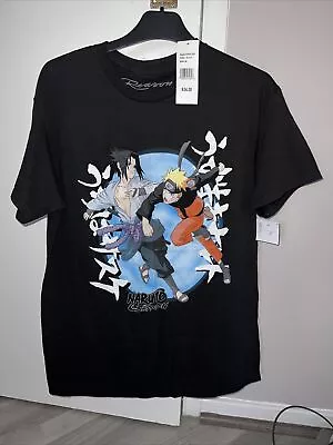 Buy Naruto Shippuden Collection KAKASHI White T-Shirt Size Medium New • 24.99£