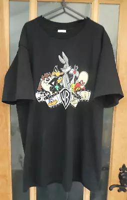 Buy Vintage Single Stitch XL Warner Brothers Looney Tunes Characters 1991 T-Shirt • 19.99£
