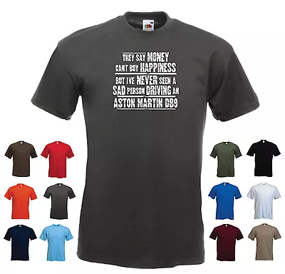 Buy ASTON MARTIN DB9 Men's Funny Car Gift T-shirt - 'They Say Money Can't Buy...' • 11.69£