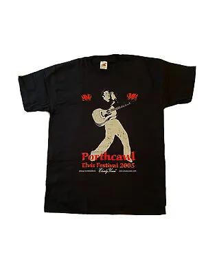 Buy Elvis Presley Porthcawl Festival 2005 Official Elvisly Yours T Shirt • 6.99£