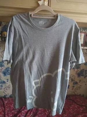 Buy Uniqlo BT21 RJ Grey Graphic T-Shirt Size L + Freebies • 15£
