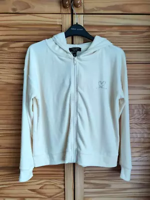 Buy New Look Petite Size 8 Cream Velour Zip Up Lounge Hoodie Brand New With Tags • 12£