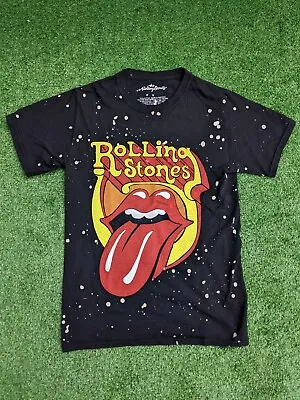 Buy Official Rolling Stones T Shirt Black Size S 100% Cotton  • 9.99£