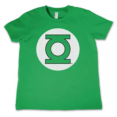 Buy Officially Licensed Green Lantern Logo Unisex Kids T-Shirt Ages 3-12 Years • 18.38£