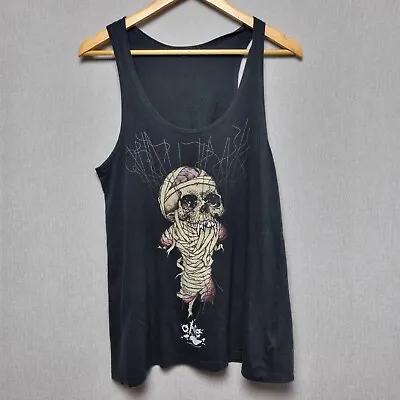 Buy Metalica One Vest Shirt Womens Size Large Black Skull Metal Rock Band T Shirt  • 35.99£
