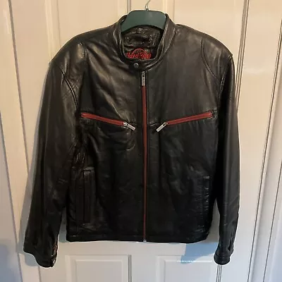 Buy Hard Rock Cafe Leather Jacket Large • 60£