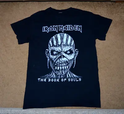 Buy IRON MAIDEN Book Of Souls Tour T Shirt S Small Size • 9.99£
