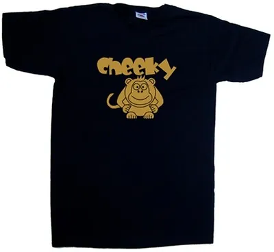 Buy Cheeky Monkey Funny V-Neck T-Shirt • 9.99£