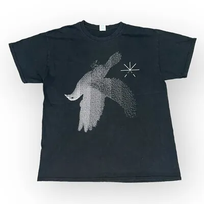 Buy Touche Amore Band Dove Bird Pattern Print Black Gildan T-Shirt Men‘s Size M • 19.99£