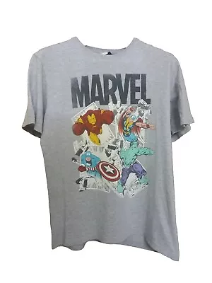 Buy Marvel Avengers T Shirt Top Tee I Mens M I Iron Man, Captain America, Thor, Hulk • 12.95£