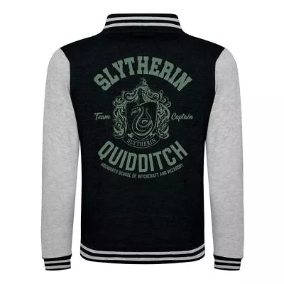 Buy Harry Potter Slytherin Quidditch Black Varsity Jacket • 19.95£