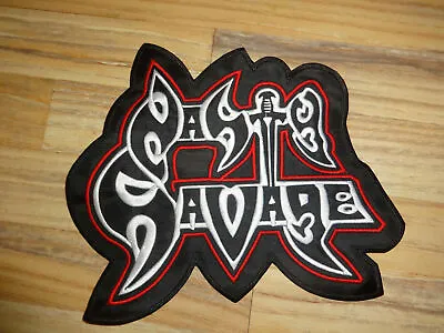 Buy Nasty Savage Shape Backpatch Color Power/Speed/Thrash Metal Exodus Hirax Sodom • 20.67£