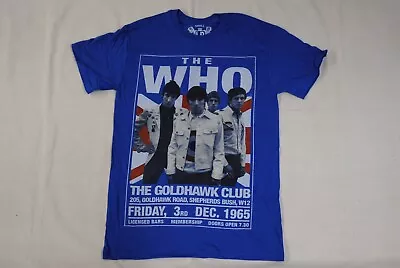 Buy The Who The Goldhawk Club 1965 Poster T Shirt New Official Loud Rocks Merch Rare • 9.99£