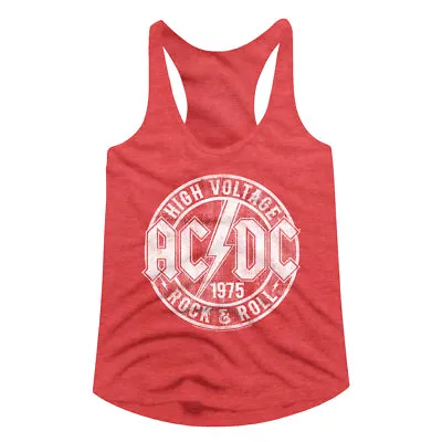 Buy AC/DC High Voltage Rock & Roll 1975 Women's Tank Sleep Shirt Band Merch • 40.82£