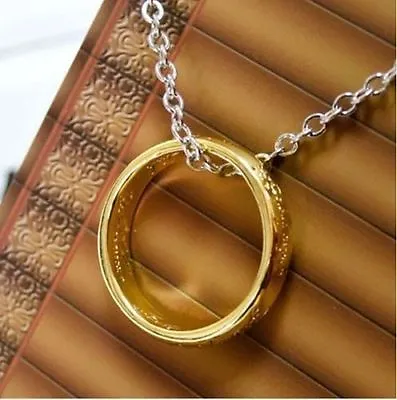 Buy Lord Of The Rings LOTR Hobbit Necklace Ring Amulet Celtic Pendant Gift Her A005 • 4.25£