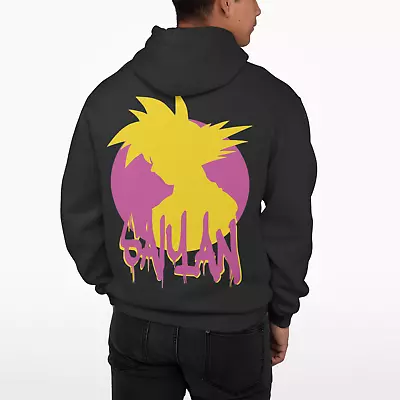 Buy Hooded Jacket Mens Anime Dragon Goku Saiyan Sleeve Streetwear Vegeta • 35.88£