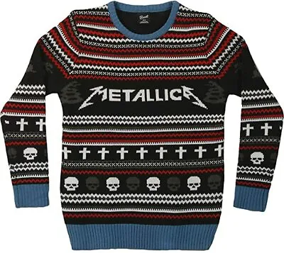 Buy Metallica - Mens Mop Ugly Xmas Sweater Christmas Jumper - Medium • 149.99£