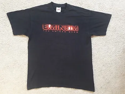 Buy EMINEM The Eminem Show Vintage 2002 T Shirt Rap Tee M Hip Hop D12 Slim Shady LP • 149£