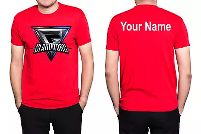 Buy GLADIATORS Personalised Name Gaming Adult Kids T-Shirt 90's TV Show Tee T Shirt • 10.99£