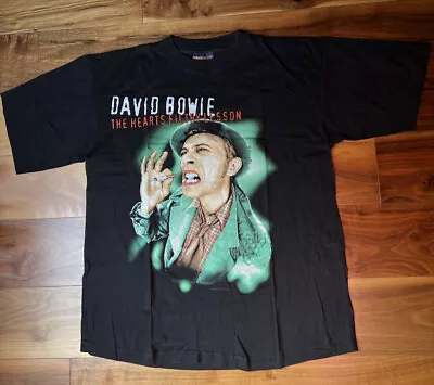 Buy Authentic David Bowie Outside Tour 1995 Official T Shirt Brockum Size XL Vintage • 140£