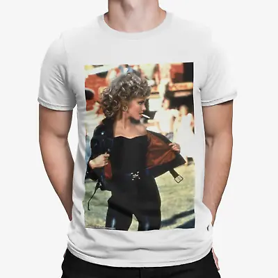 Buy Sandy Smoke Grease T-shirt - Movie Poster 70s 80s Shark Film Retro Olivia Newton • 7.19£