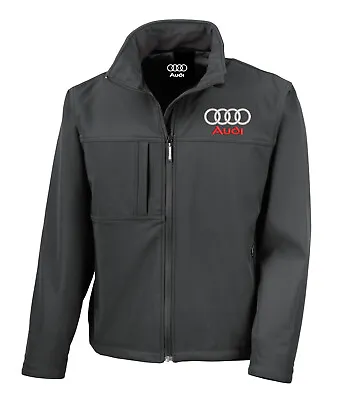 Buy AUDI  Warm Soft Shell Jacket  Embroidered Showerproof, Breathable And Windproof • 46.99£