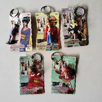Buy One Piece Figure Key Chain Japanese Clothes Costume Edition All 5 Types Complete • 227.96£