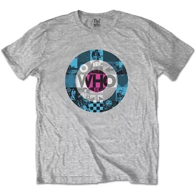 Buy THE WHO UNISEX T-SHIRT: TARGET BLOCKS 2XL Only • 16.99£