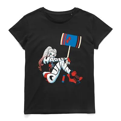 Buy Official DC Comics Batman Harley Quinn Women's T-Shirt • 10.79£
