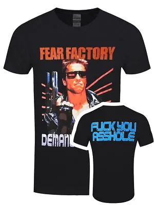 Buy Fear Factory T-shirt Terminator Men's Black • 17.99£