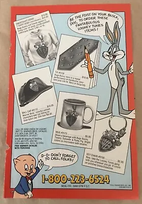 Buy Looney Tunes Print Ad 1988 Promo Art Retro WB Bugs Bunny Merch Advertisement • 4.74£