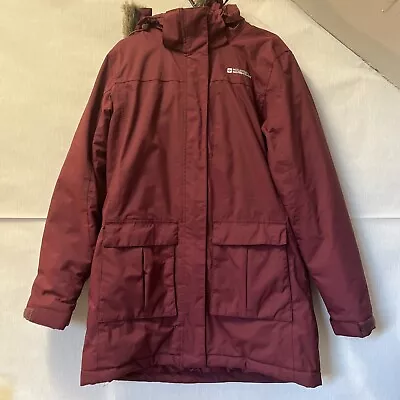 Buy Mountain Warehouse Women's Waterproof Parka Ladies Taped Seams Jacket Size UK10 • 15.99£