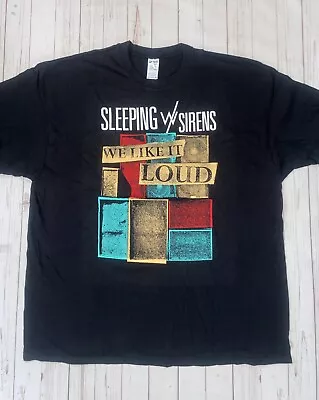 Buy Sleeping With Sirens - We Like It Loud T-Shirt New Unisex Licensed Merch • 12.99£