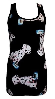 Buy Unique Cute Dalmatian Dog Animal Print Long Vest Tank Top Dress Goth Punk Emo • 21.99£